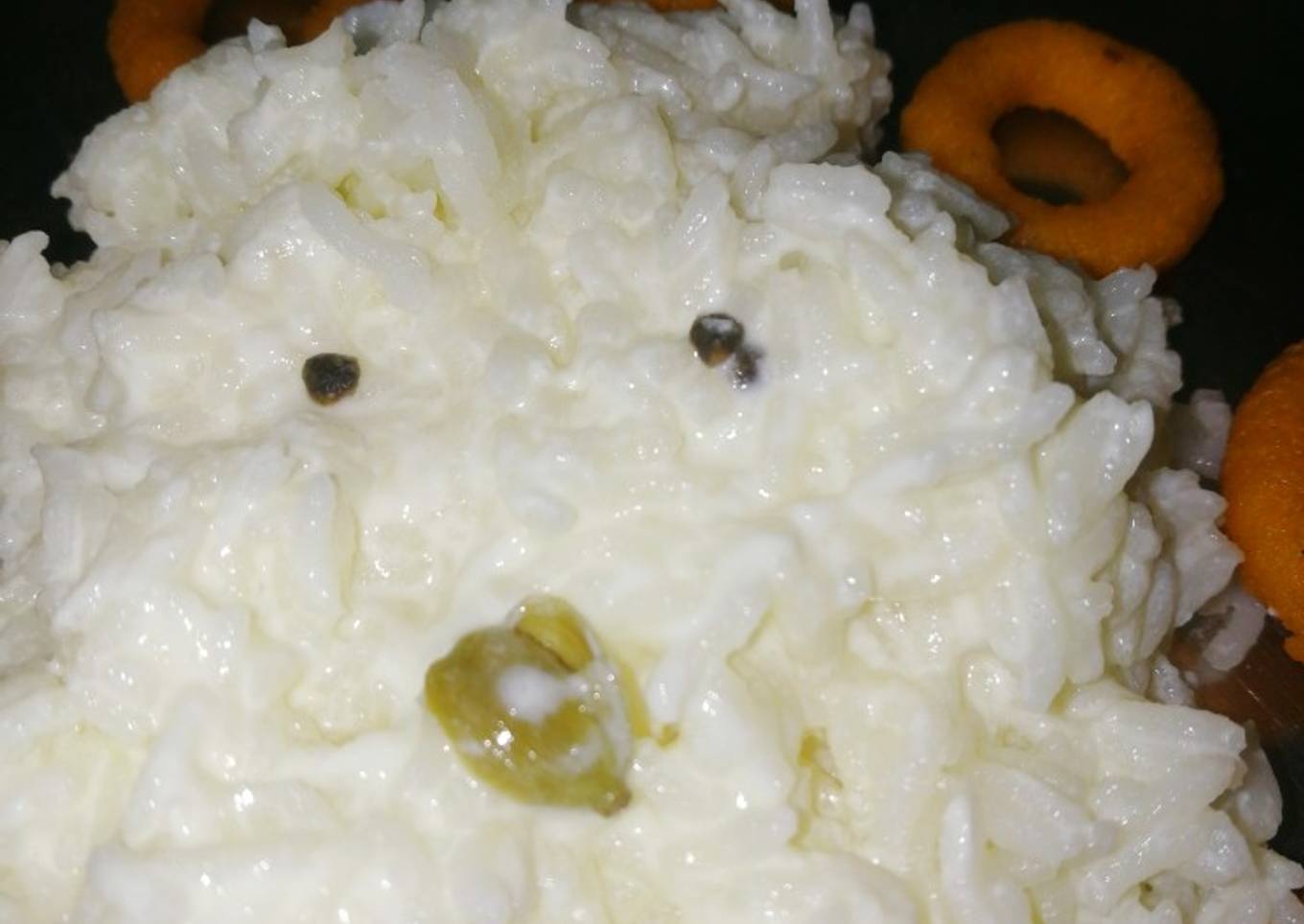 Cardamon curd rice