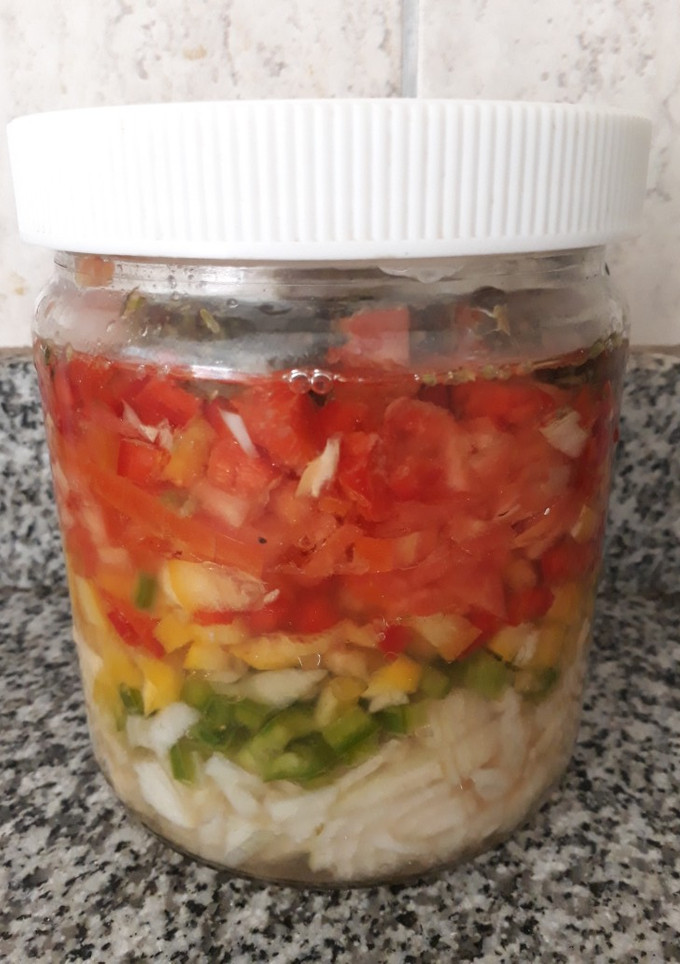 Una foto de Salsa criolla