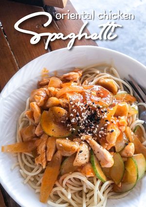 Foto resep Oriental Chicken Spaghetti
