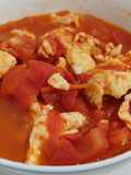 Tomato with Fried Egg