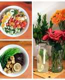 Giảm cân - eat clean: Salad bốn mùa + đậu hũ sốt canh mật ong
