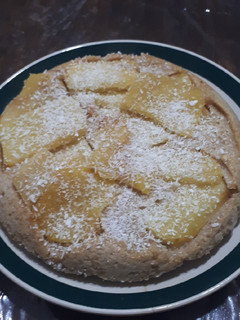 Una foto de Mini torta de manzana saludable