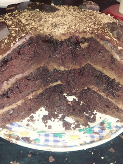 Una foto de Torta bomba de chocolate