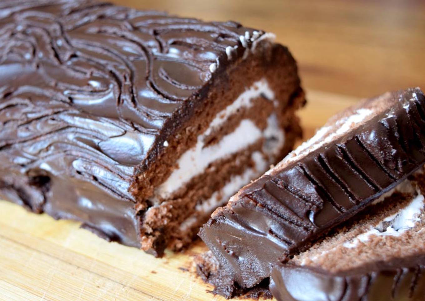 Swiss Chocolate Roll Cake
