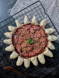 Foto resep Pizza sosis keju