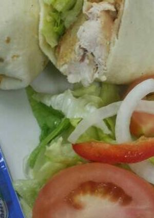 A picture of Chicken wrap.