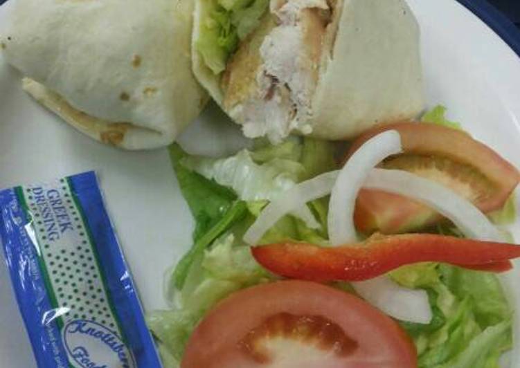 Steps to Prepare Quick Chicken wrap