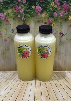 Foto resep Diet Juice Pear Pineapple Lemon Cucumber