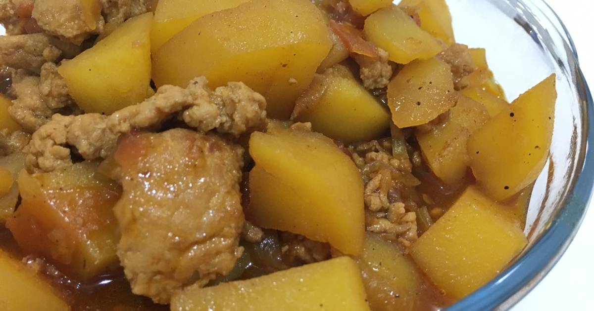 Resep Semur Daging Ayam Giling Dengan Kentang Enak Dan Mudah 👍 Oleh