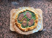 Una foto di ricotta salame