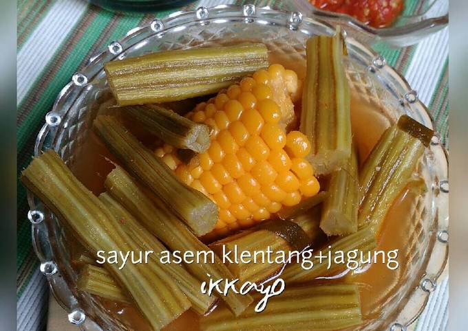 Resep: Sayur asem klentang+jagung Ekonomis Untuk Jualan