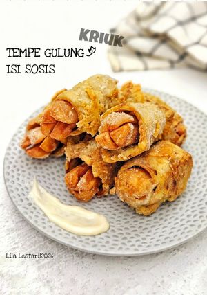 Foto resep Tempe Gulung Kriuk Isi Sosis
