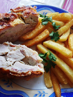 Baconos csirkemell recept őzgerinc formában recept fotója