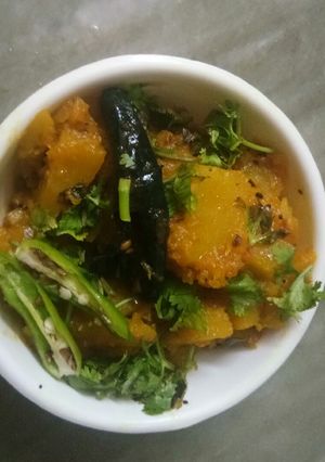 A picture of Chatpata pumpkin.