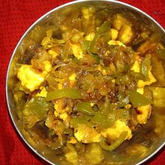 A picture of Paneer capsicum veg.