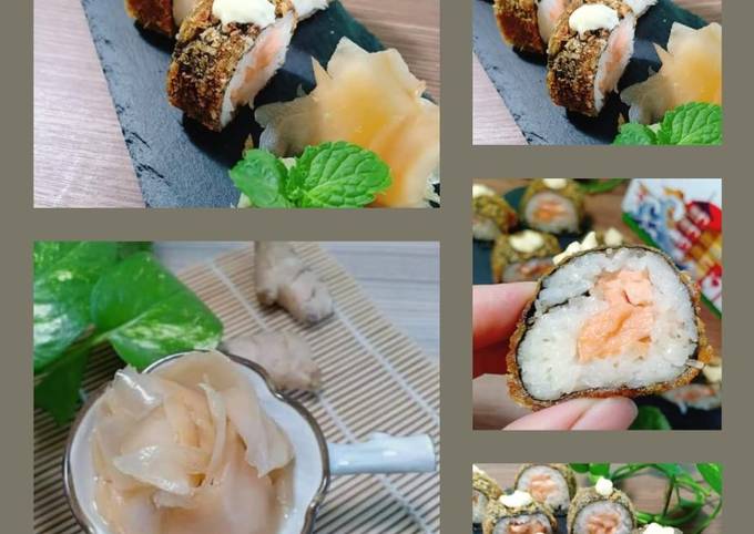 Cách làm sushi chiên giòn ngon và độc đáo