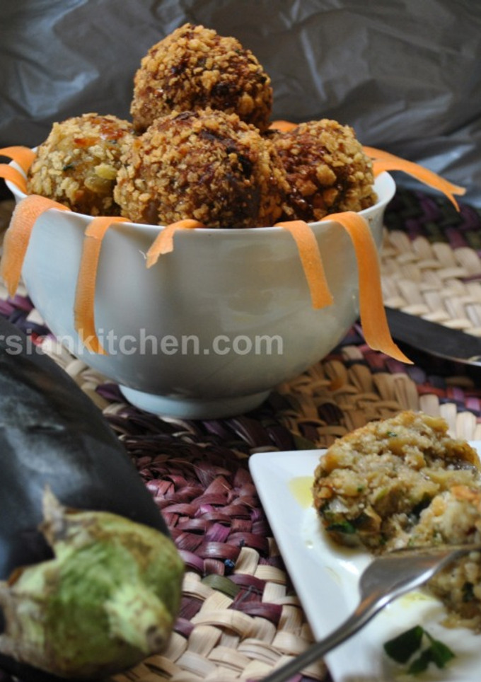عکسی از دستور کوفته بادمجان ایتالیایی
