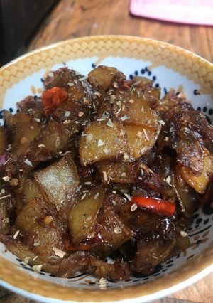 Foto resep Kentang tumis kecap
