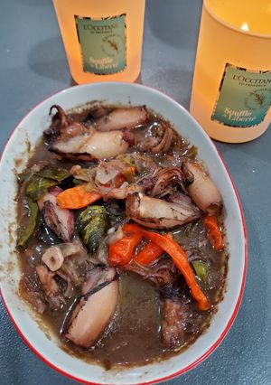 Foto resep Cumi tiram daun lemon