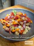 Insalata fredda di farro con 'finti sottaceti'