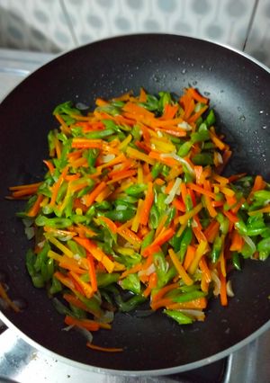 Foto resep Tumis wortel buncis