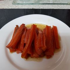 A picture of My Sweet Roast Carrots. 🥕.