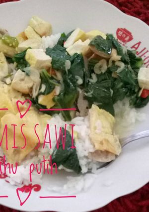 Foto resep Sayur bening sawi tahu putih (ricecooker)