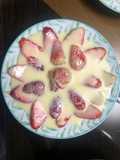 Fresas con crema casera