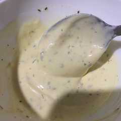 Una foto de Mayonesa de yogurt 🩵 saludable