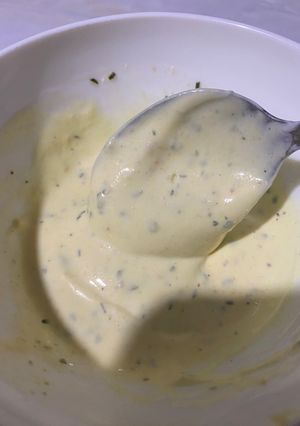 Una foto de Mayonesa de yogurt 🩵 saludable