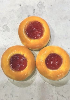 Foto resep ⭐️ Strawberry Thumbprint / Jamkoekjes 🍓