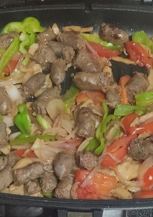 صورة لوصفة سجق بلدي بالخضروات
