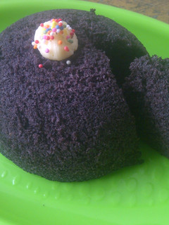 Foto resep Bolu kukus ketan hitam // Black Sticky rice steamed cake