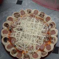 รูปของ 1. Pizza teflon sederhana anti gagal