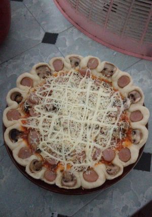 Foto resep 1. Pizza teflon sederhana anti gagal