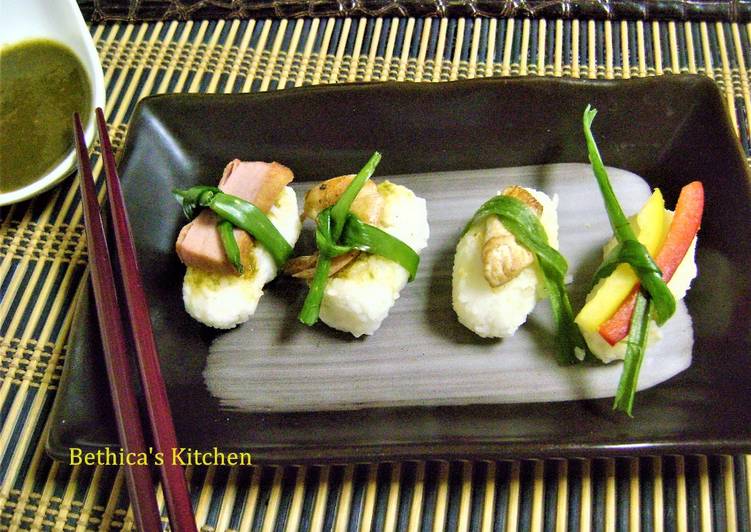 Recipe of Quick Japanese Nigiri Sushi