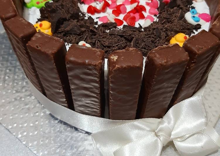 Recipe of Quick Eggless choco commercial cake