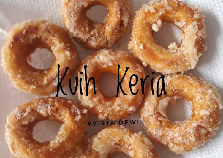 #83. Kuih Keria (Donat Mallaca, 3 bahan aja&No ribet!)