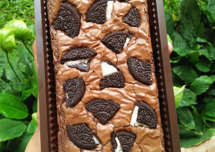 Brownies Panggang Fudgy