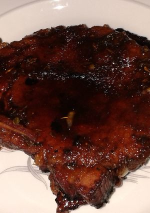 Una foto de Chuletas agridulces