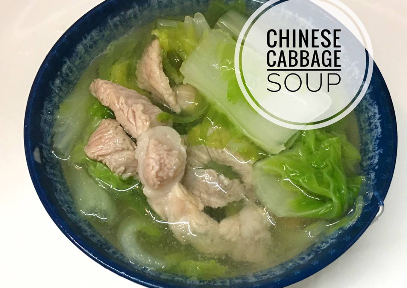 Chinese cabbage soup