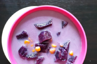 Resep Kolak ubi ungu dan jagung manis Anti Gagal