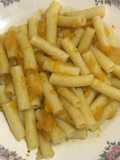 Pasta con salsa de zapallo