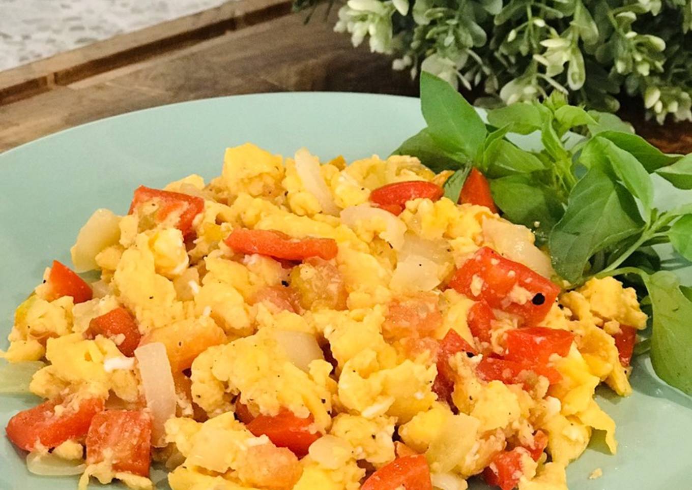 Menemen - Turkish style scrambled eggs