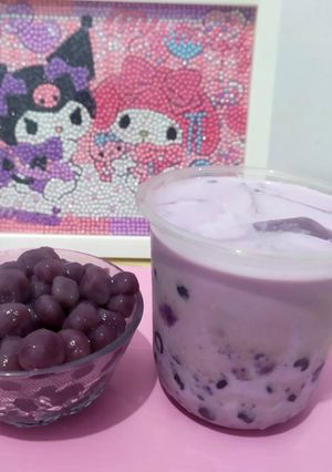 Foto resep Es Boba Ubi Ungu 🍠🍠🍠