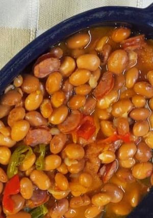 Foto de Feijão com Linguiça estufados