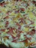 Quiche de jamón, muzzarella y un toque de albahaca