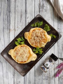 Foto resep Oregano Mozza Bread ala Pizza (metode autolisis)