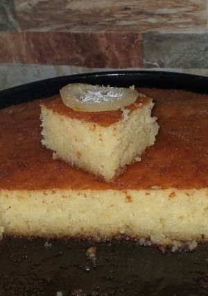 صورة لوصفة بسبوسة جوز الهند