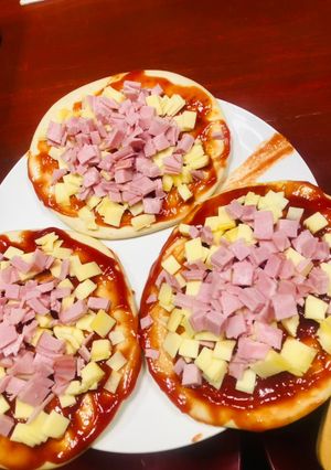 Una foto de Pizza para niños regodeones